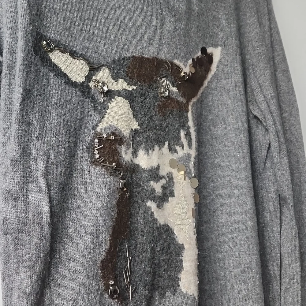 Pennyblack Embellished Viscose Angora Blend Sweater - Picture 4 of 8